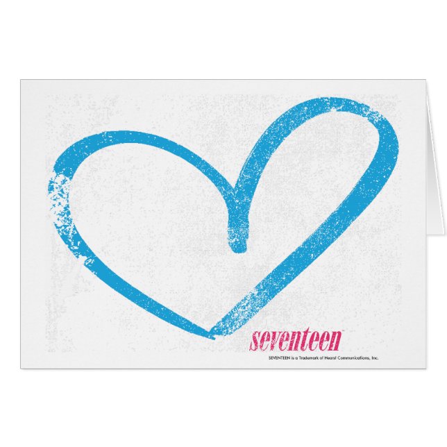 OpenHeart Aqua Hälsningskort (Framsidan Horizontal)