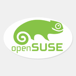 openSuzie Linux-Logotyp Ovalt Klistermärke