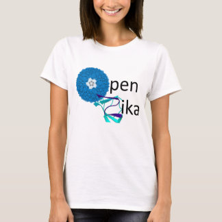 OpenZika kvinna T-tröja T-shirt