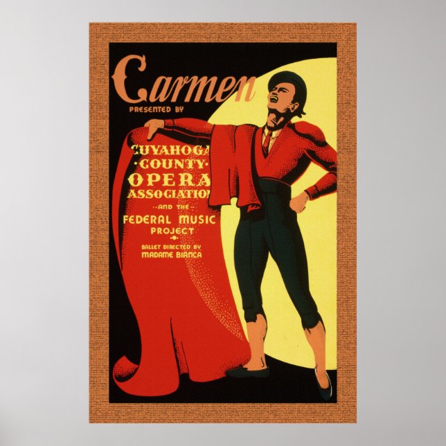 Opera 1939: Carmen 36 x 24 Poster (Framsidan)