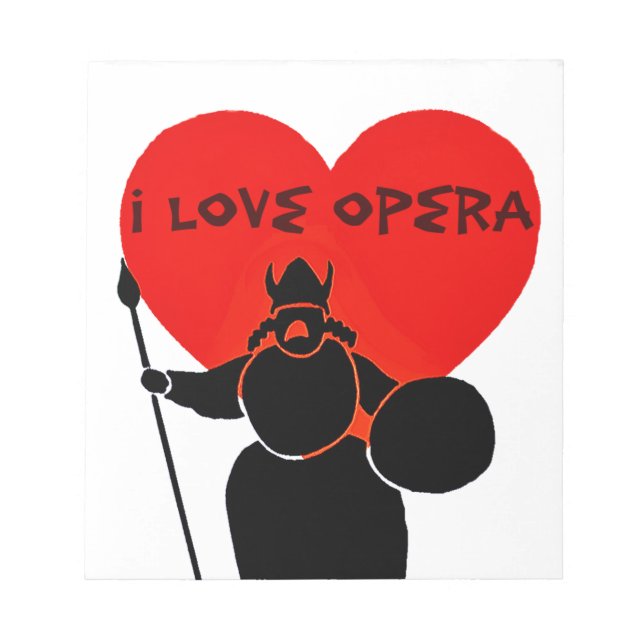 Opera Älskare_ Anteckningsblock (Framsida)