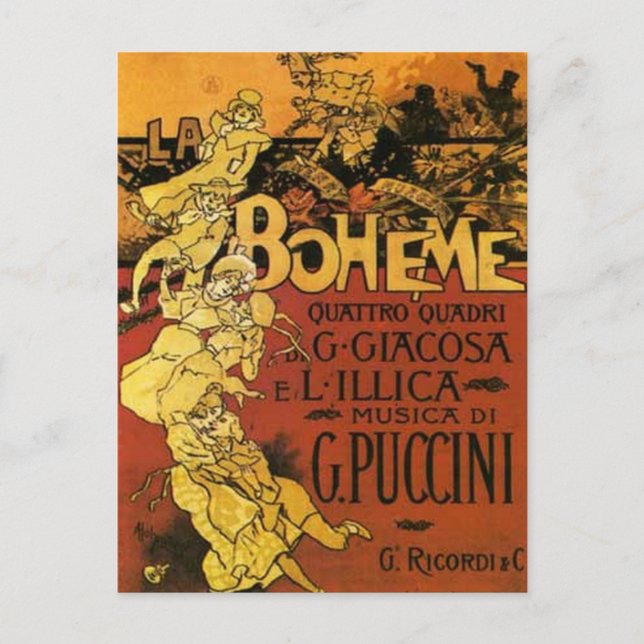 opera art vykort (Framsida)