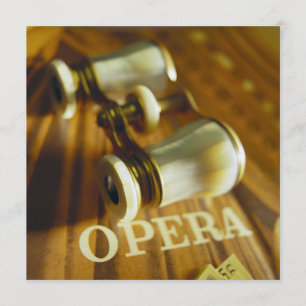 Opera Binokulär Inbjudningar