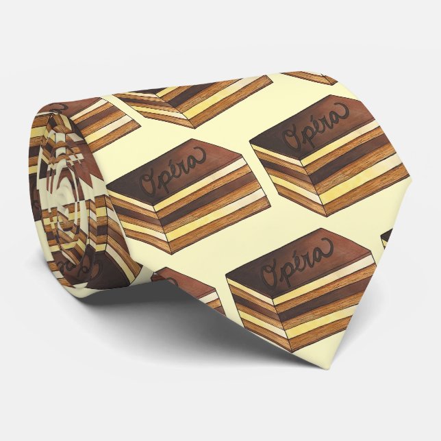Opéra Cake Fransk Pastry Patisserie Dessert Food Slips (Rullad)