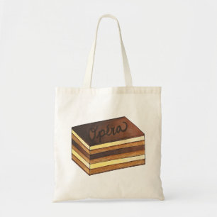 Opéra Cake Fransk Pastry Patisserie Dessert Food Tygkasse