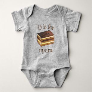 Opera Cake Fransk Patisserie Bakery Chef T Shirt