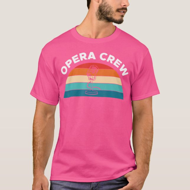 Opera Crew Opera Singer T Shirt (Framsida)