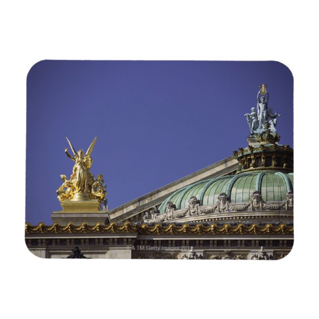 Opera de Paris Garnier i Paris, Frankrike Magnet (Horisontell)
