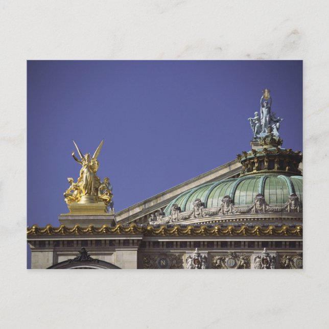 Opera de Paris Garnier i Paris, Frankrike Vykort (Framsida)