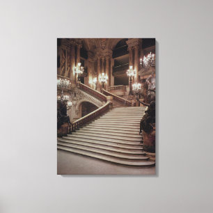 Opera-Garnier i Grand Staircase Canvastryck