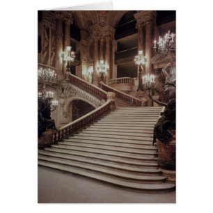 Opera-Garnier i Grand Staircase Hälsningskort