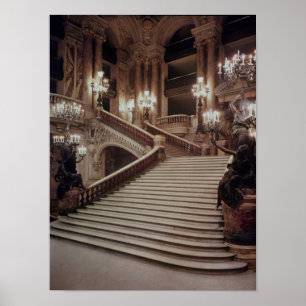 Opera-Garnier i Grand Staircase Poster