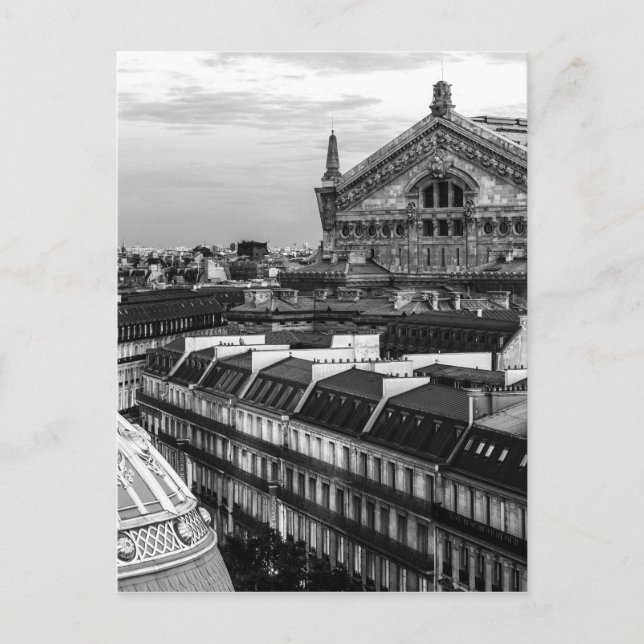 Opéra Garnier, Paris, Frankrike Vykort (Framsida)