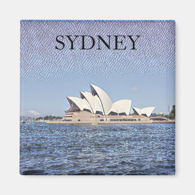 opera house art magnet (Framsidan)