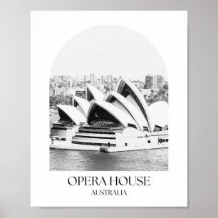 Opera House Australia Arch Photo Print Poster