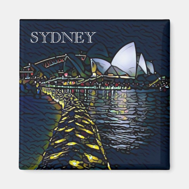 opera house ljus magnet (Framsidan)