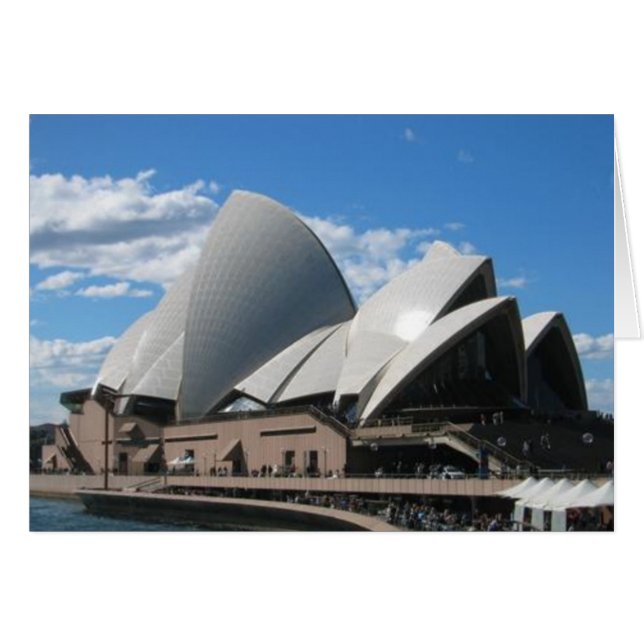 Opera House, Sydney Australia Hälsningskort (Framsidan Horizontal)