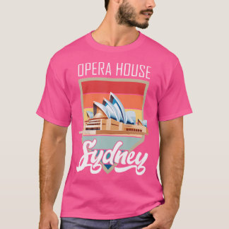Opera House Sydney från Australien Tourist New Sou T Shirt