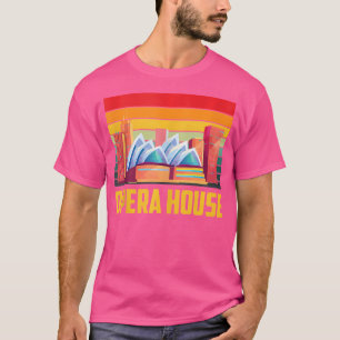 Opera House Sydney Skyline Retro New South Wales A T Shirt