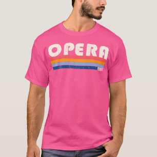 Opera Italien Retro 70S 80S Stil T Shirt
