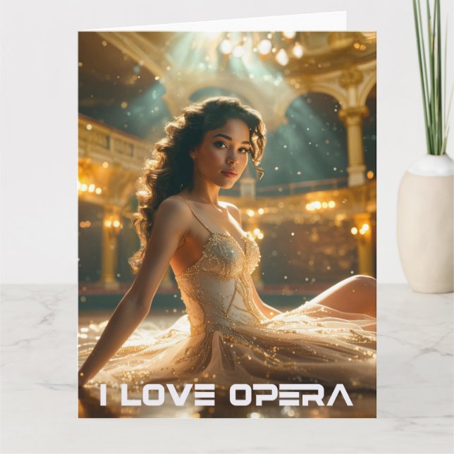 OPERA - JAG ÄLSKAR OPERA KORT (Framsida)