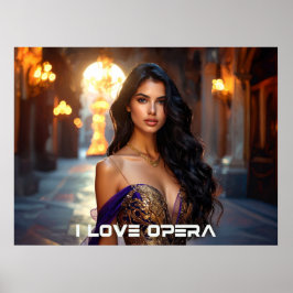 OPERA - JAG ÄLSKAR OPERA POSTER