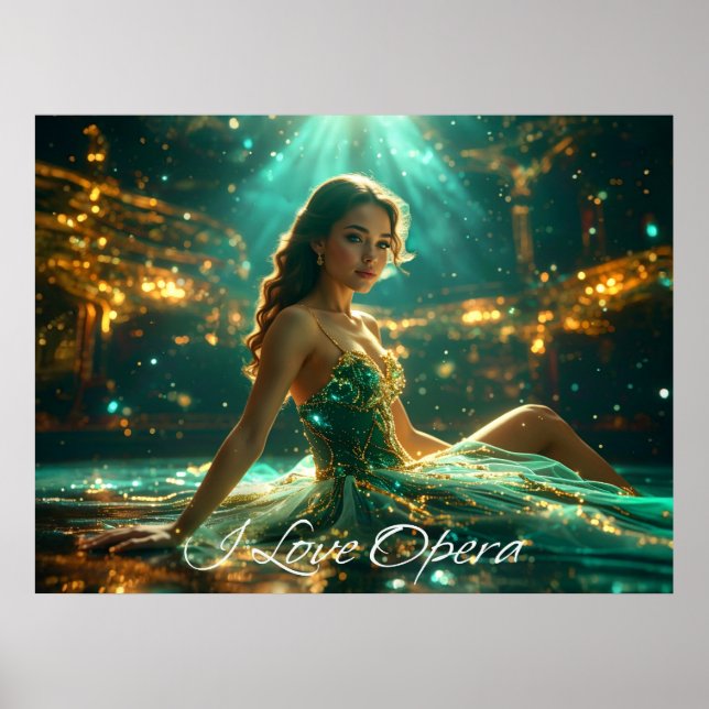 OPERA - JAG ÄLSKAR OPERA POSTER (Framsidan)