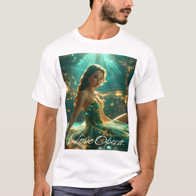 OPERA - JAG ÄLSKAR OPERA T SHIRT (Framsida)