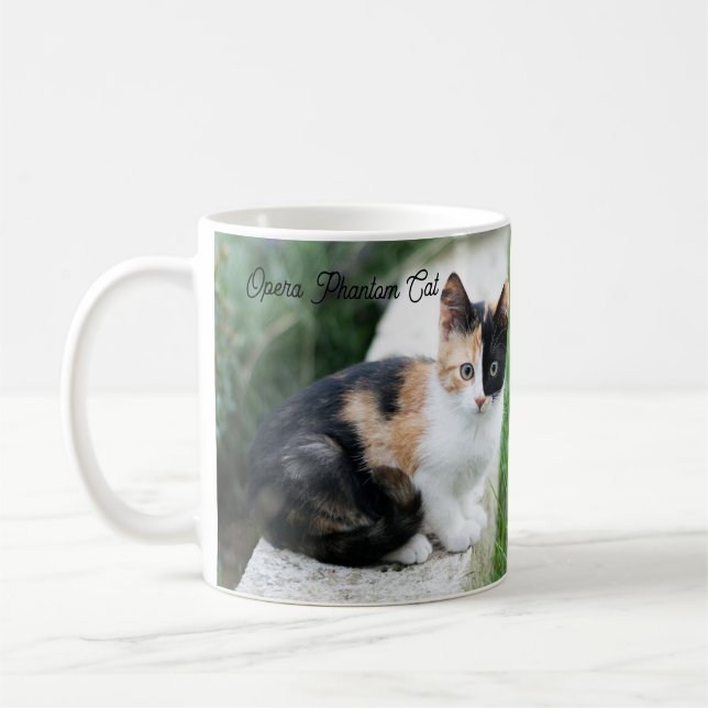 Opera Phantom Cat Kaffemugg (Vänster)