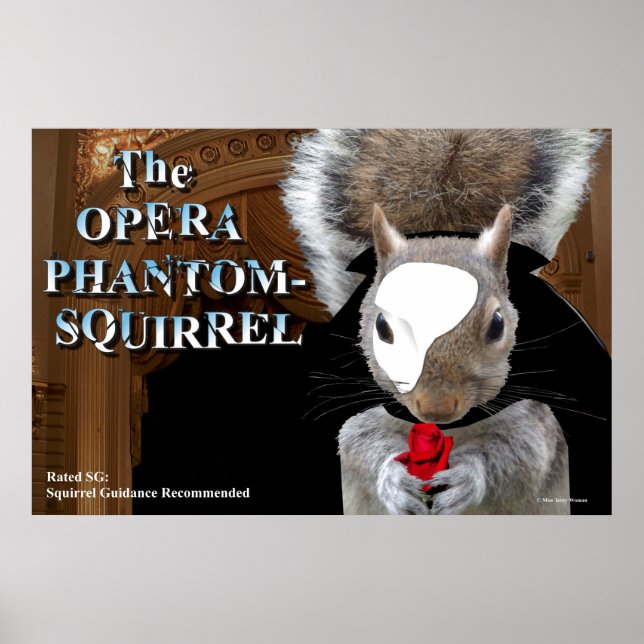 Opera Phantom Squirrel Poster (Framsidan)