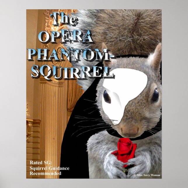 Opera Phantom Squirrel Poster (Framsidan)