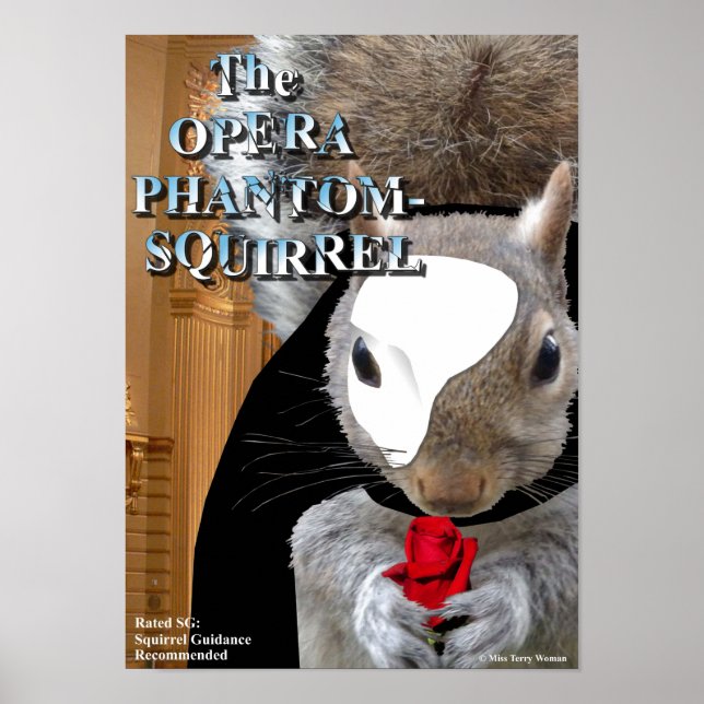 Opera Phantom Squirrel Poster (Framsidan)