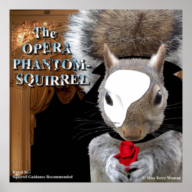 Opera Phantom Squirrel Poster (Framsidan)