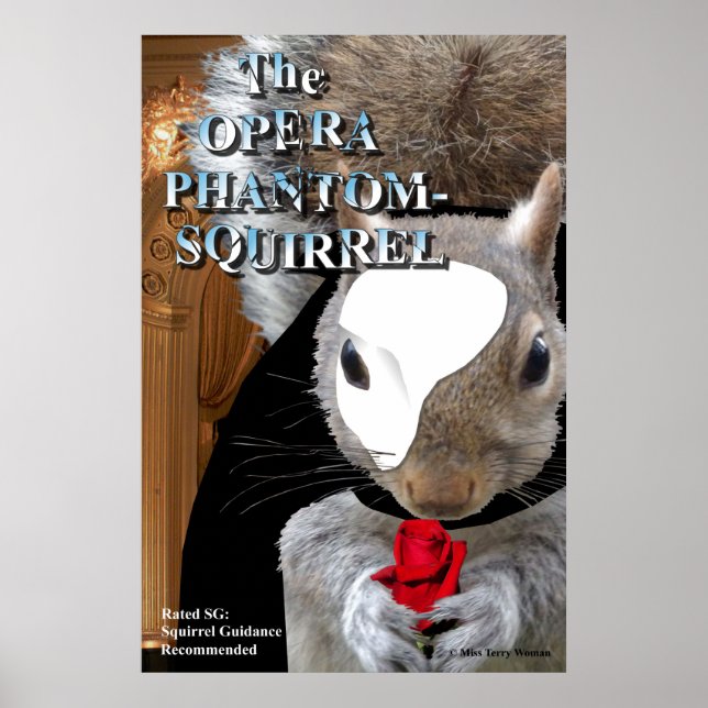 Opera Phantom Squirrel Poster (Framsidan)