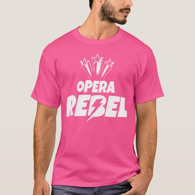 Opera Rebel Shirt for Opera Music Älskare Opera T (Framsida)