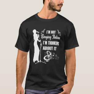 Opera sångare i val eller teaterkonstnärer t shirt