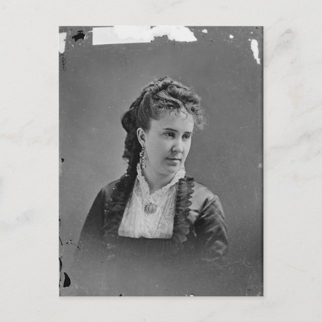 Opera Singer Clara Louise Kellogg av Mathew Brady Vykort (Framsida)
