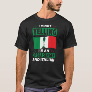 Opera Singer för opera Vocalist Tenor Singer Music T Shirt