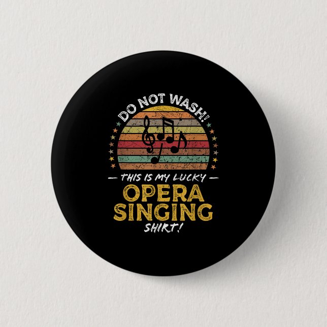 Opera Singer Funny Music Voice Vocalist Quote Grap Knapp (Framsida)