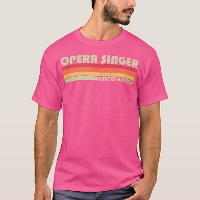 Opera Singer Funny Yrke Yrke Yrke Fågeldag W T Shirt (Framsida)