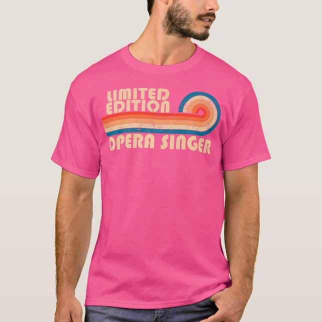 Opera Singer Funny Yrke Yrke Yrke Fågeldag W T Shirt (Framsida)
