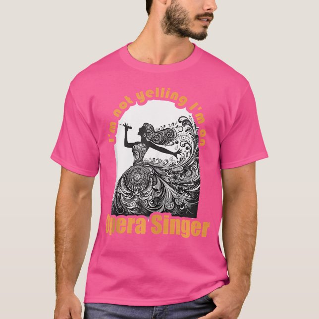 Opera Singer T Shirt (Framsida)