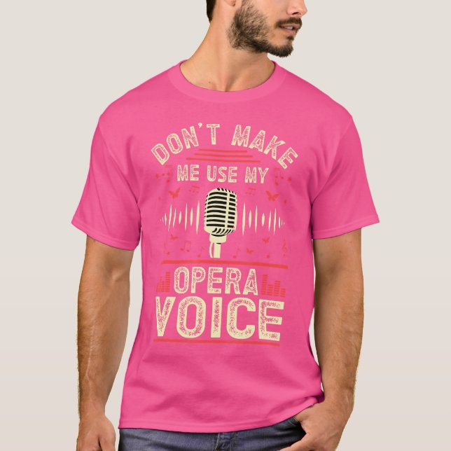 Opera Singer T Shirt (Framsida)