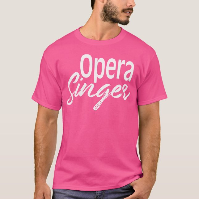 Opera Singer T Shirt (Framsida)
