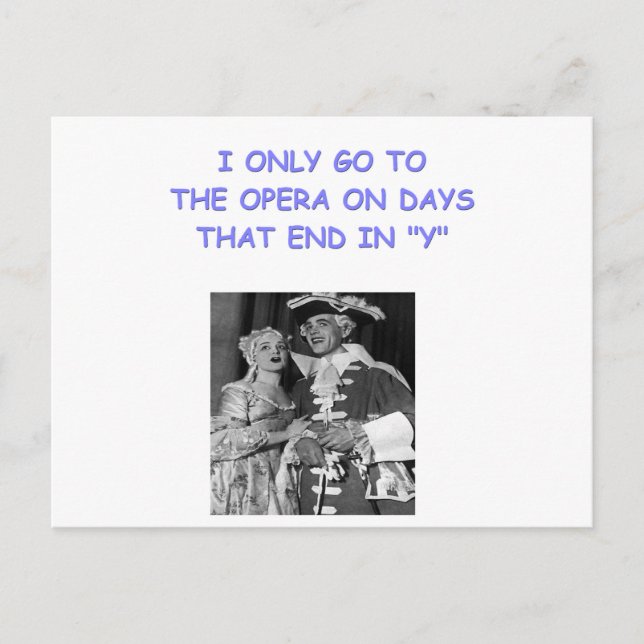 opera-skämt vykort (Framsida)