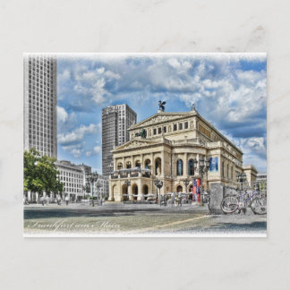 Opera Theater i Frankfurt Vykort