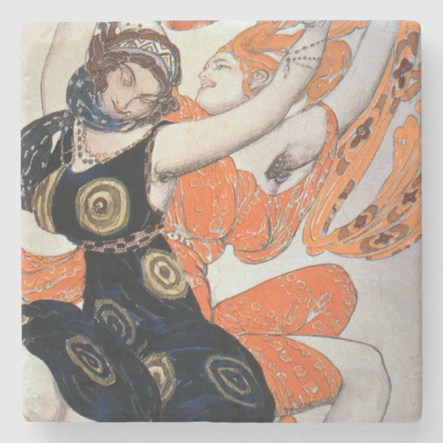 Operaartade dräktdesigner, 1911 underlägg sten (Framsidan)