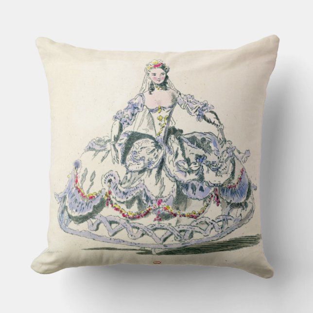 Operadräkt, från den menyPlaisirs samlingen, Kudde (Framsida)