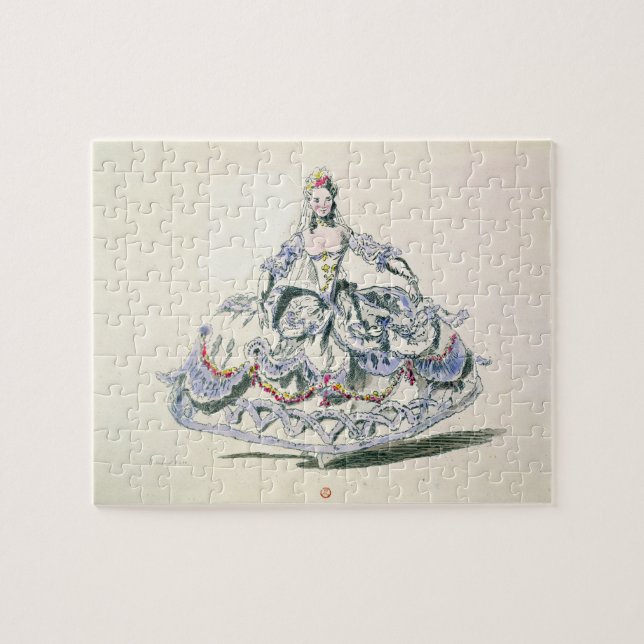 Operadräkt, från den menyPlaisirs samlingen, Pussel (Horisontell)