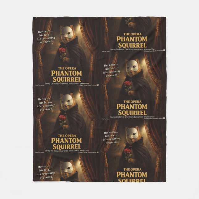 Operafantomekorrparodi Fleecefilt (Framsidan)